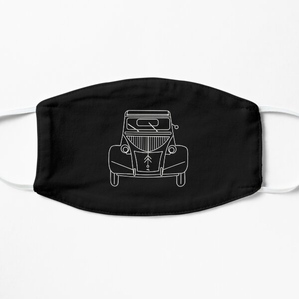 An old 2CV car Flat Mask