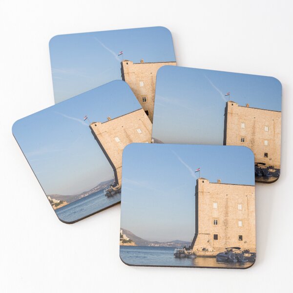 Item preview, St John’s Fortress lit up by golden sunlight designed and sold by wellsie82.
