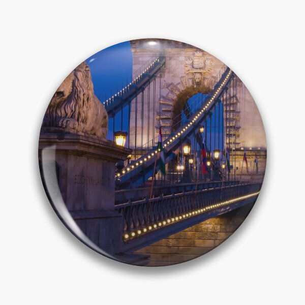 Item preview, Pretty lights on Chain Bridge designed and sold by wellsie82.