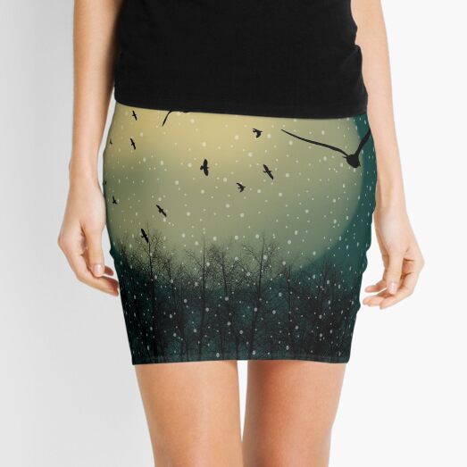 Winter night Mini Skirt