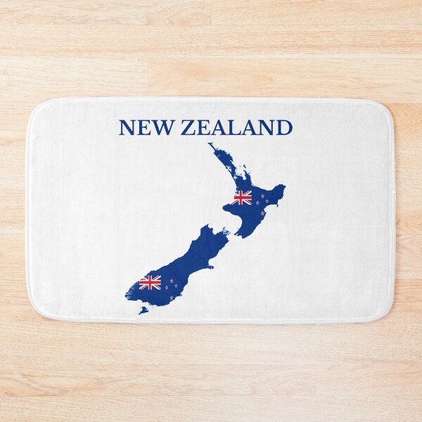 Item preview, New Zealand Map Flag designed and sold by marosharaf.