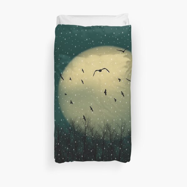 Winter night Duvet Cover