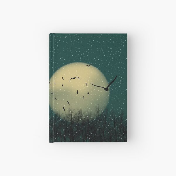 Winter night Hardcover Journal