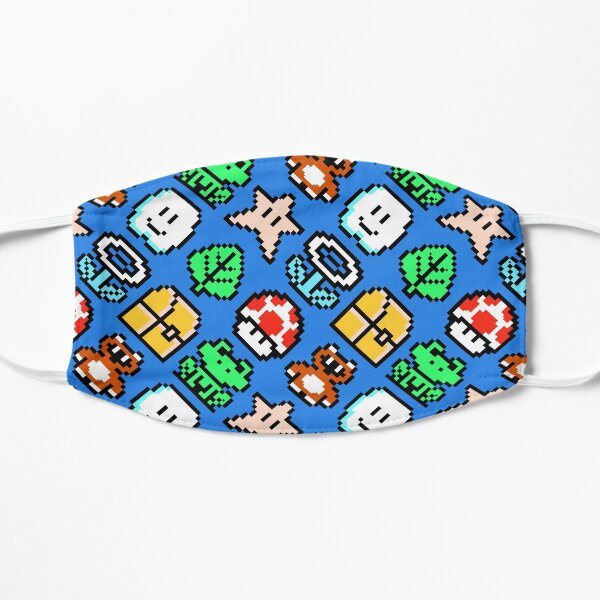 Vintage video game nostalgia item pattern | BSL8R-SMB3 Mask