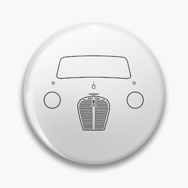 Item preview, Austin A30/A35 classic car outline graphic (black) designed and sold by soitwouldseem.