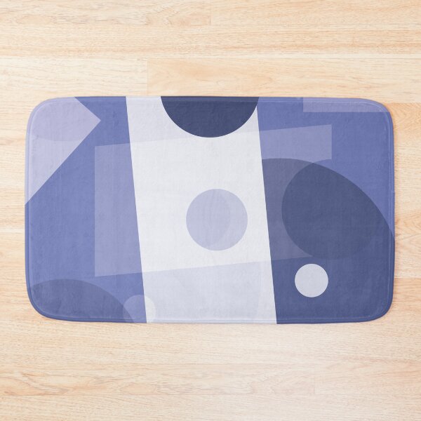 Item preview, Muted Blue Workout Geometric Abstract by Jenny Meehan designed and sold by Jenny Meehan Art Prints and Patterns  .