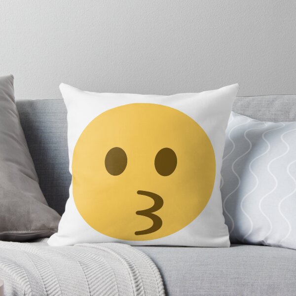 Item preview, Kissing face emoji designed and sold by Winkham.