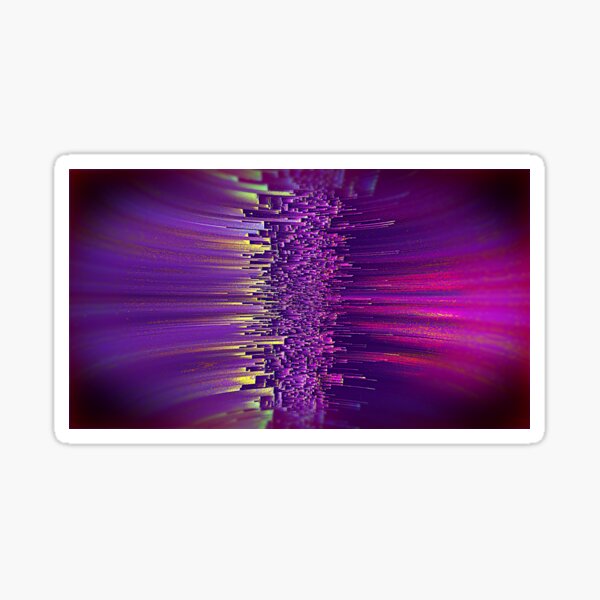 Pixel sorting Sticker