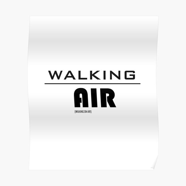 "Walking on Air Word Puzzle" Poster for Sale by MadFE Redbubble