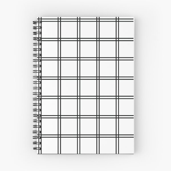 Artikelvorschau, Minimalist Plaid Schwarz und Weiß entworfen und verkauft von hellcom.