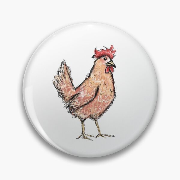 Item preview, Just a Chicken designed and sold by doodlesquash.