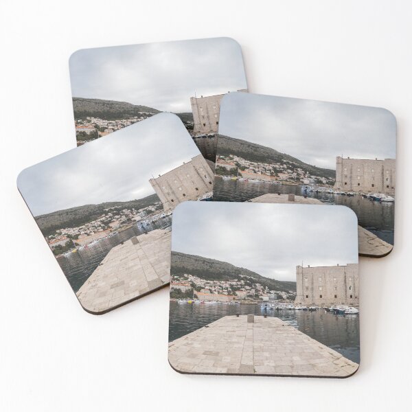 Item preview, Panorama of Dubrovnik's old harbour designed and sold by wellsie82.