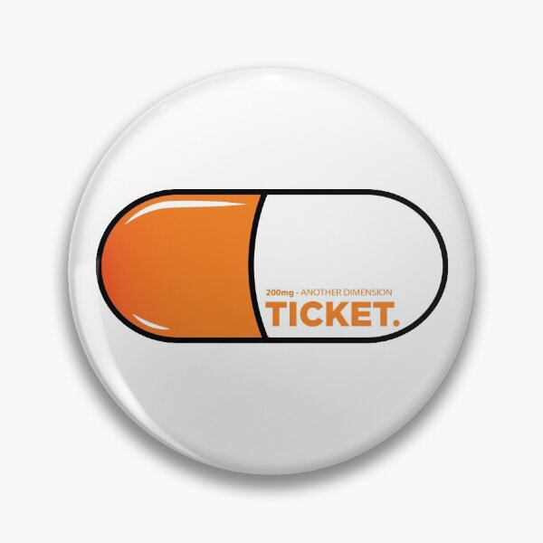 Item preview, Ticket Pill designed and sold by AnimalDuster.