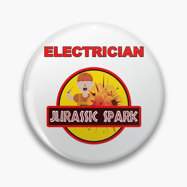 Item preview, Electrician Jurassic Spark a fun design for electrical workers designed and sold by luvvvvvit.