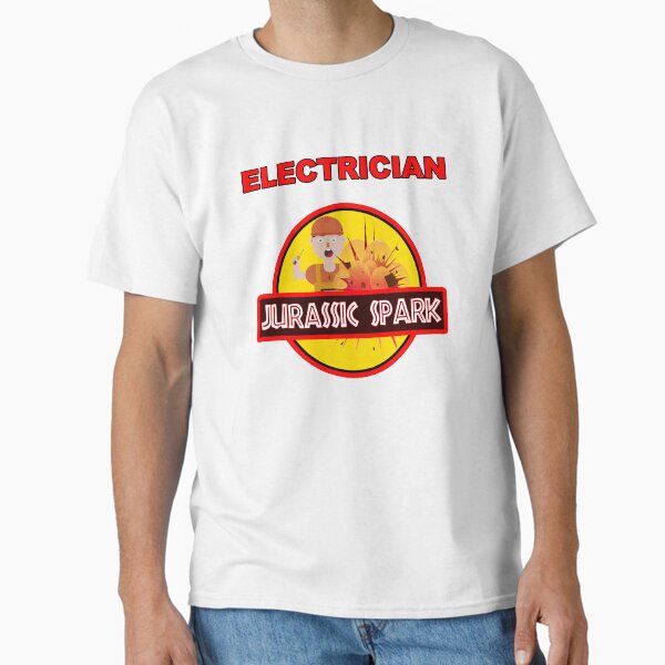 Item preview, Electrician Jurassic Spark a fun design for electrical workers designed and sold by luvvvvvit.