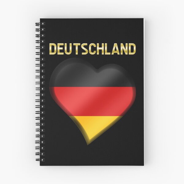 Item preview, Deutschland - German Flag Heart & Text - Metallic designed and sold by Graphix.