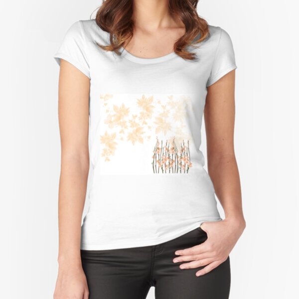 Flowers in paradise Fitted Scoop T-Shirt