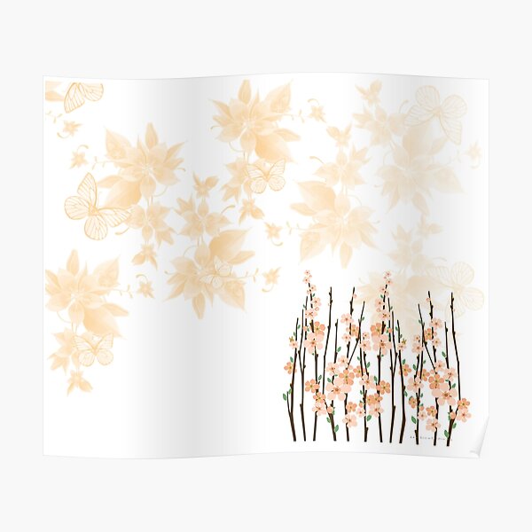 Flowers in paradise Poster
