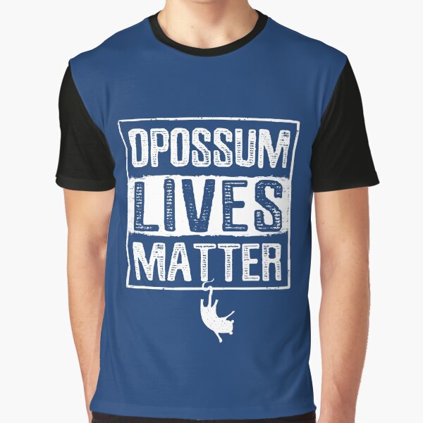 Opossum Lives Matter Vegan Vegetarian Protest T-Shirt Opossum Lives Matter Vegan Vegetarian Protest T-Shirt