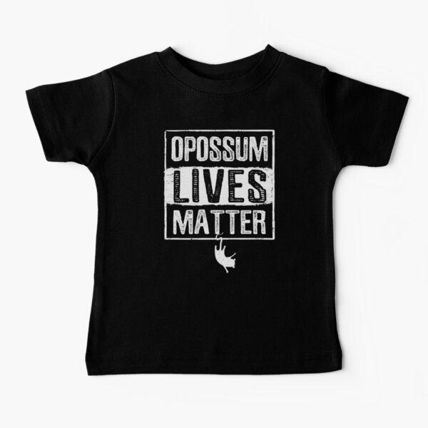 Opossum Lives Matter Vegan Vegetarian Protest T-Shirt Opossum Lives Matter Vegan Vegetarian Protest T-Shirt