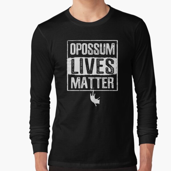 Opossum Lives Matter Vegan Vegetarian Protest T-Shirt Opossum Lives Matter Vegan Vegetarian Protest T-Shirt