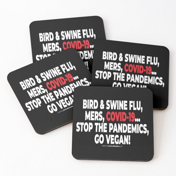 Item preview, vegan to prevent pandemics like covid-19 (101) designed and sold by blindfoldsoff.