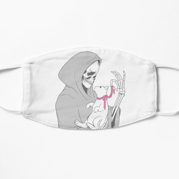 Reaper with kitten Flat Mask