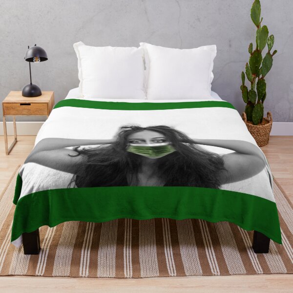 Item preview, Woman with mask Covid-19 coronavirus European girl designed and sold by MarketVisionAV.