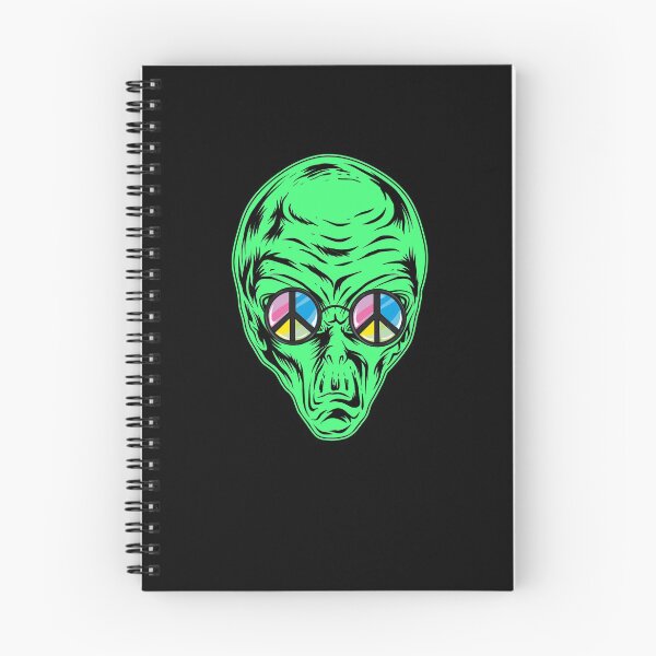 Item preview, Funny Hippie Alien Head Peace Sign Glasses Peace With Humans Gear designed and sold by DynamicDesign.
