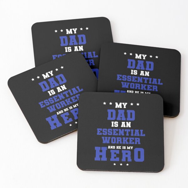 Item preview, My Dad is a Frontline Essential Worker and He is my Hero designed and sold by FanaticTee.