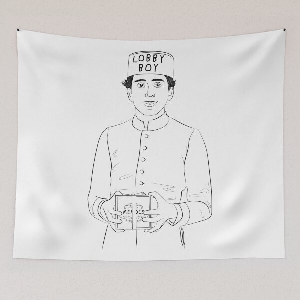 Item preview, Lobby boy - Wes Anderson designed and sold by Mujeresponja.