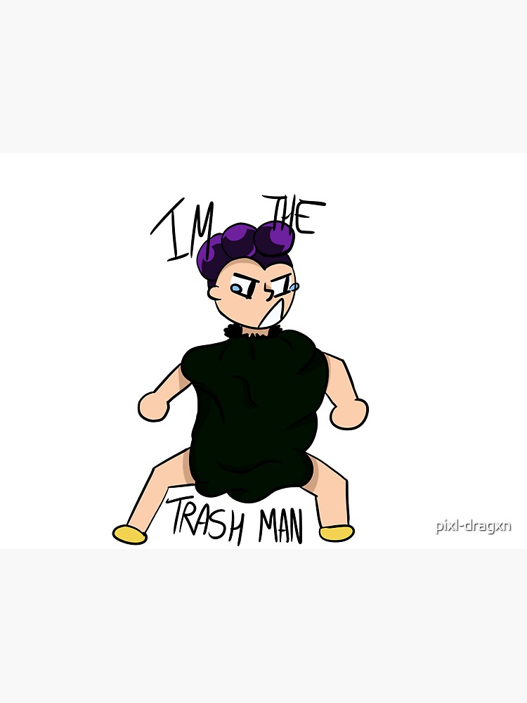 Minoru Mineta Trash Man Sticker By Pixl Dragxn Redbubble