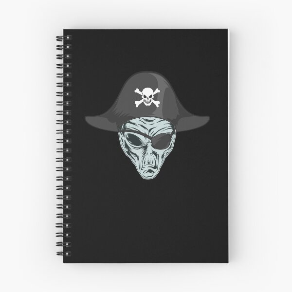 Item preview, Funny Alien Pirate Captain Pirate Hat Pirate Alien Art Gear designed and sold by DynamicDesign.