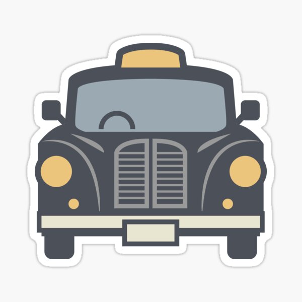 Taxi Cab Sticker