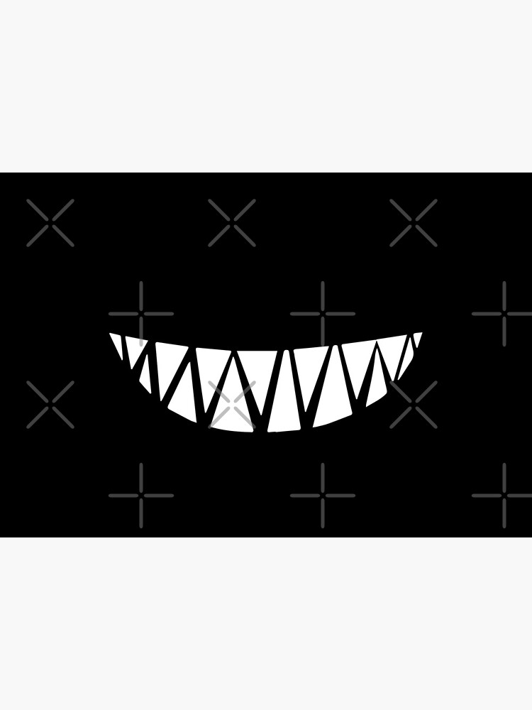 Download "Shark teeth mask smile funny" Mask by animebrands | Redbubble