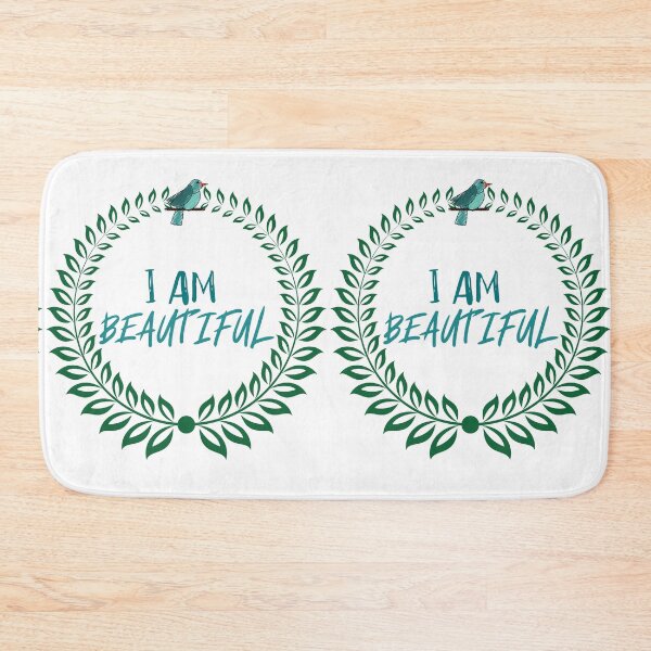 Item preview, I AM BEAUTIFUL, MOTIVATIONAL SELF LOVE, SELF CARE MESSAGE designed and sold by corner-shop.