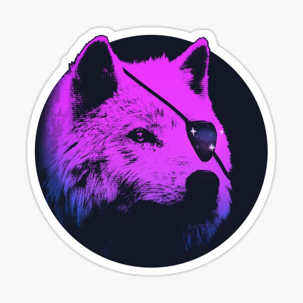 Neon Borker Sticker