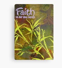 Having Faith Metal Print
