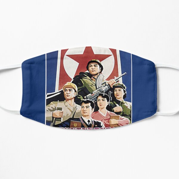 Korean Propaganda - Allegiance to the flag! Mask