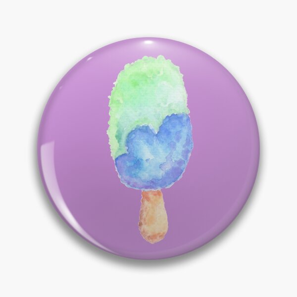 Item preview, blue and green watercolor ice pop designed and sold by dodidoodles.