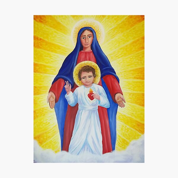 Item preview, Our Lady of the Sacred Heart designed and sold by Gian.