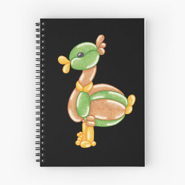Item preview, Duck balloon animal twisting pointillism painting designed and sold by MitoP.