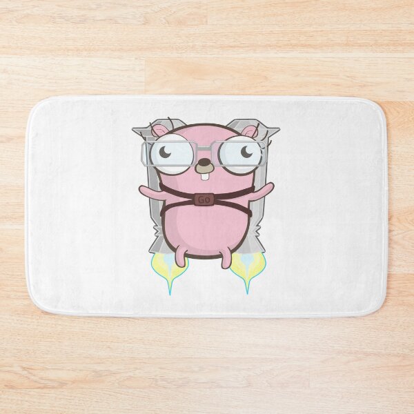 Item preview, The Go Gopher: Pink Gopher with Jet Pack designed and sold by hellkni9ht.
