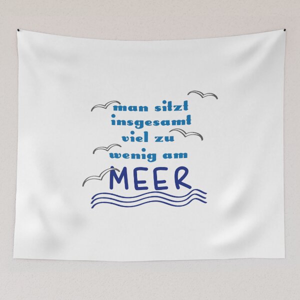 Item preview, You sit too little at the sea! designed and sold by Shirtrick.