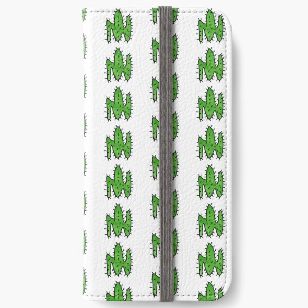 Green cactus iPhone Wallet