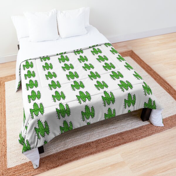 Green cactus Comforter