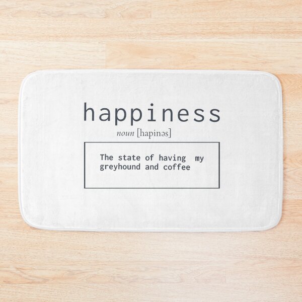 Item preview, happiness, funny dictionary, greyhound, coffee designed and sold by FannFann.