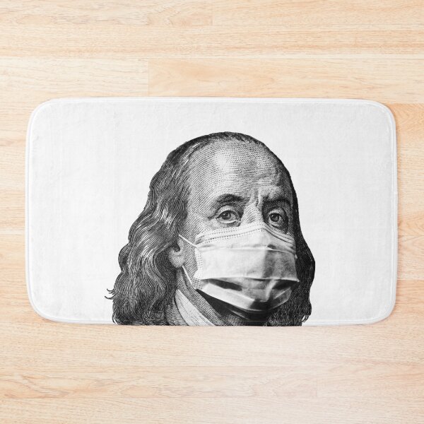Item preview, One Hundred Dollar Bill With Medical Face Mask on Benjamin Franklin designed and sold by Eli Printberg.
