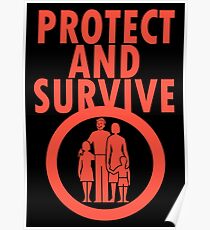 Protect And Survive Boy Poster