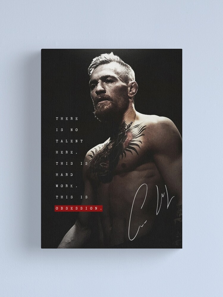 Alternate view of Connor McGregor - This Is Obsession Canvas Print
